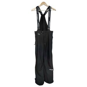 Vtg Spyder ProGear Thinsulate Dermizax Ski Bib Pants M Black Snow Insulated Y2K